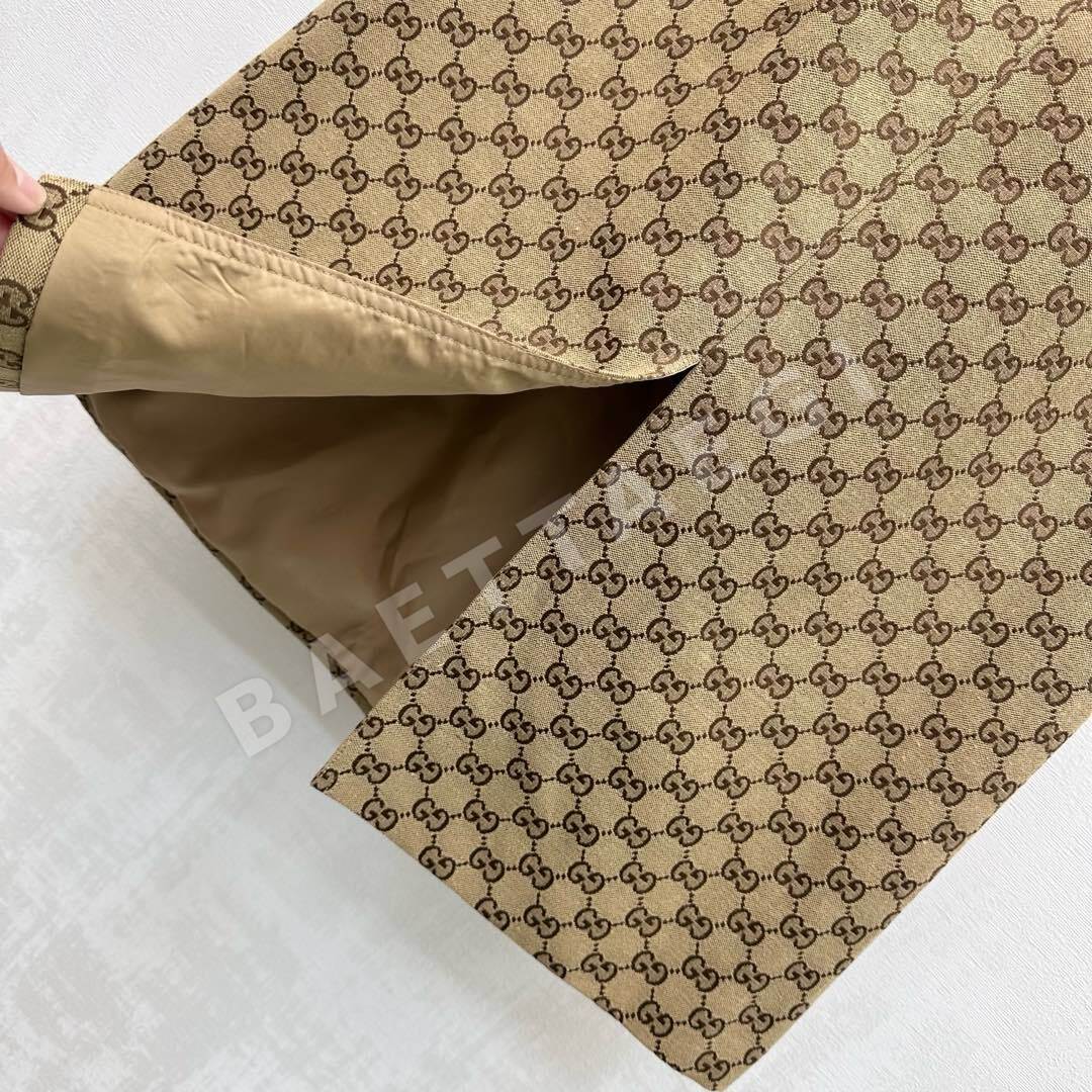 구찌 자카르드 더블 G 로고 반소매 재킷 상세 이미지 7