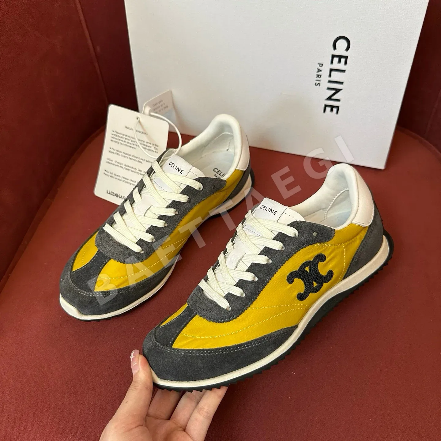 셀린느 스니커즈 캔버스 CR-03 엠보싱 상세 이미지 3