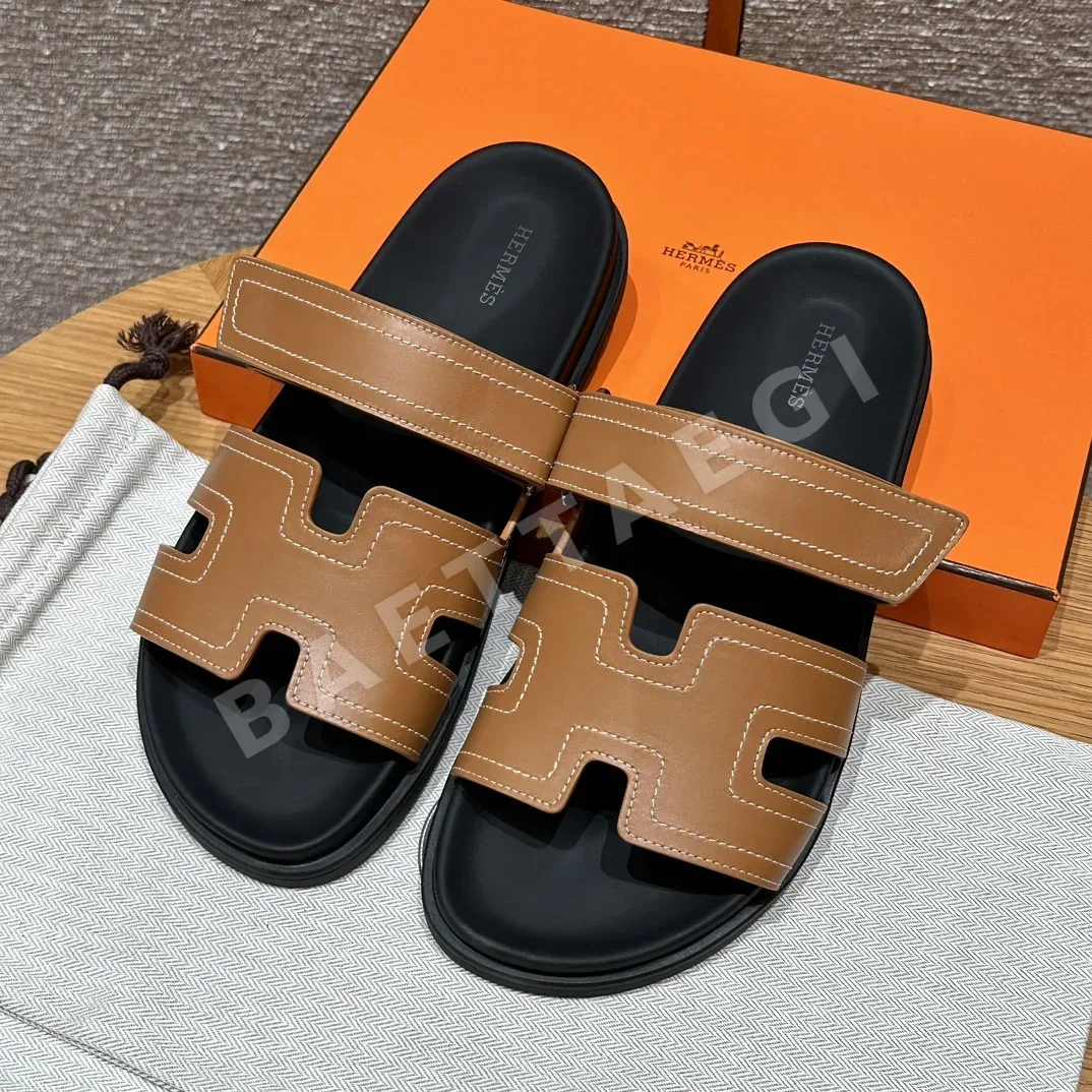 에르메스 시프레 샌들 Natural Lambskin 164785