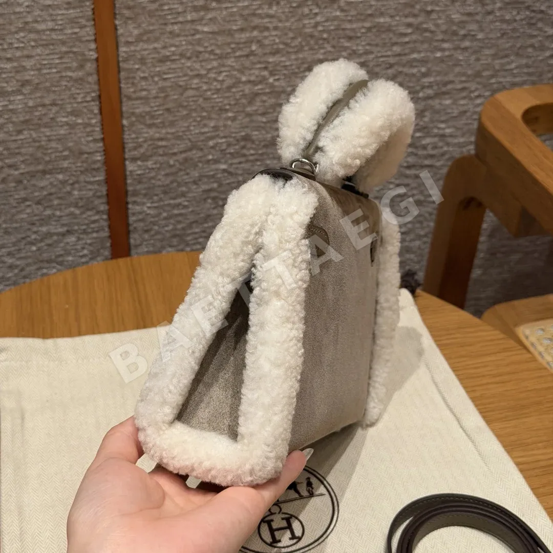 에르메스 켈리 페블 그레이 가죽 가방 상세 이미지 4