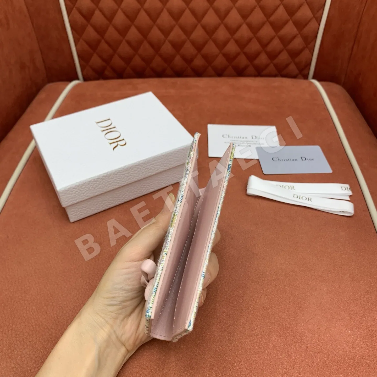 디올 프로마네이드 여권 커버 지갑 상세 이미지 6