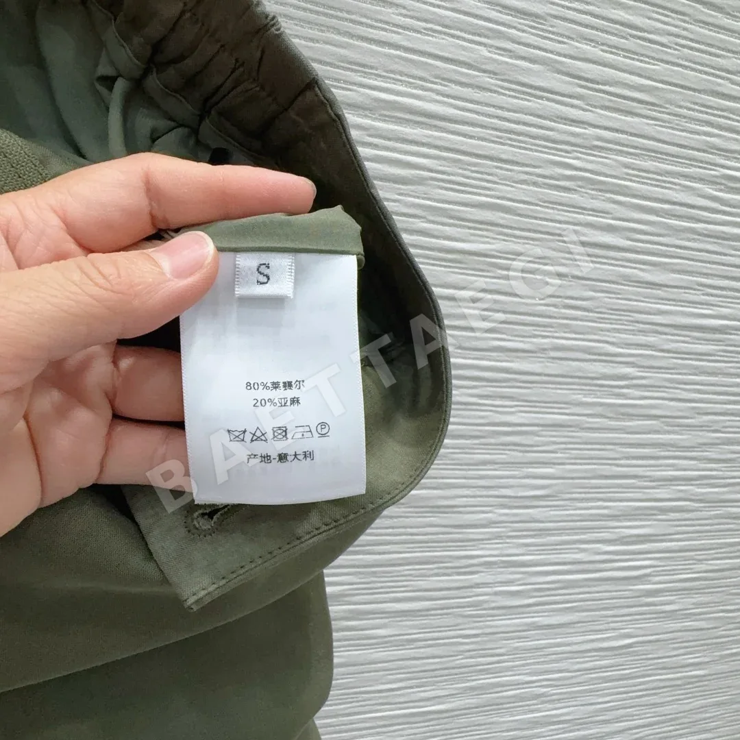 디올 여성 린넨 반바지 세트 상세 이미지 7
