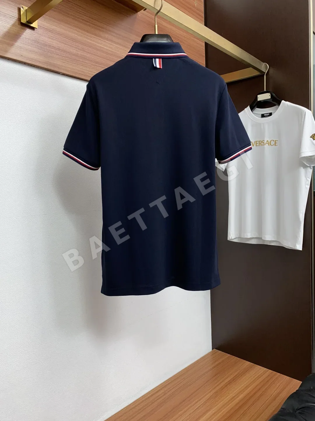 톰브라운 남성 라펠 비즈니스 폴로셔츠 반팔 상세 이미지 10