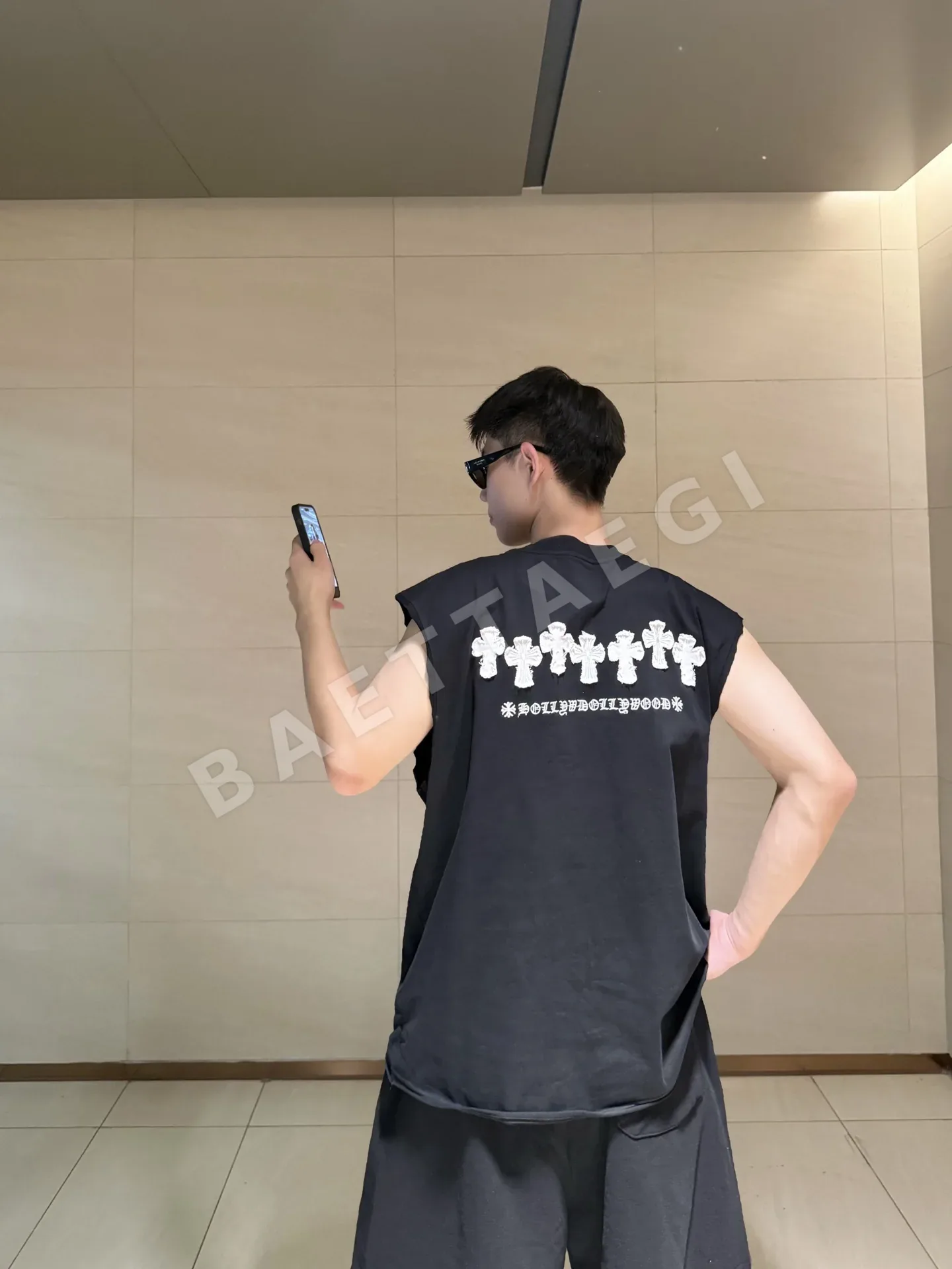 크롬하츠 남성 반팔 티셔츠 상세 이미지 2