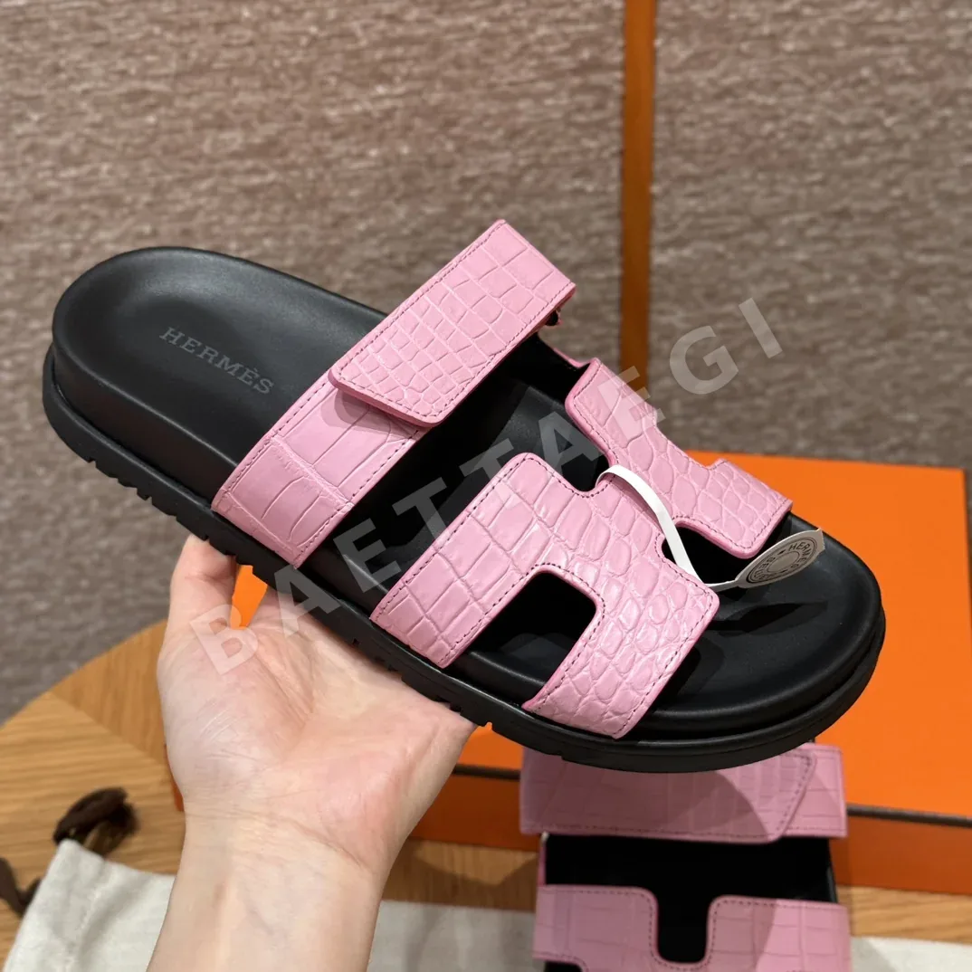 에르메스 시프레 가죽 샌들 8449 상세 이미지 5