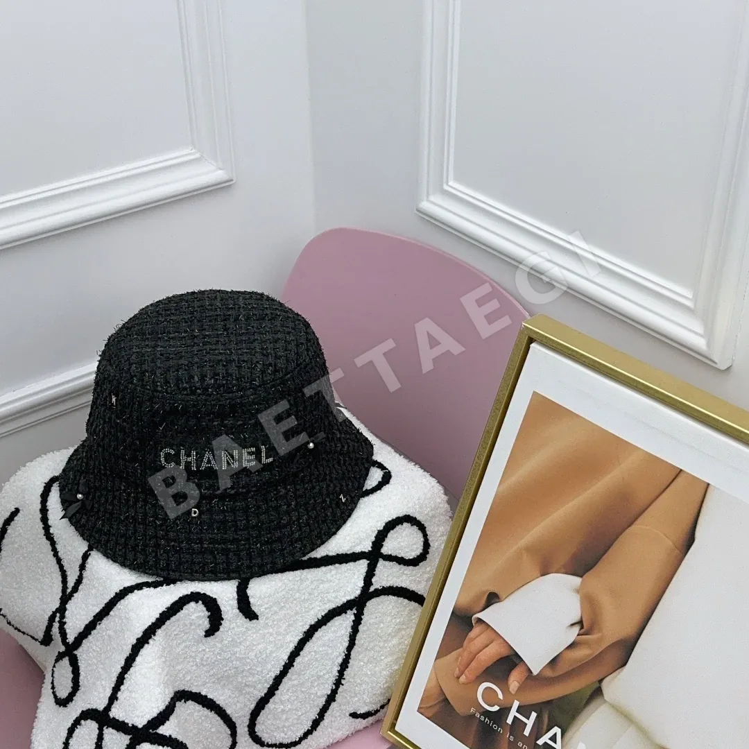 샤넬 라인스톤 장식 어부 모자 상세 이미지 5