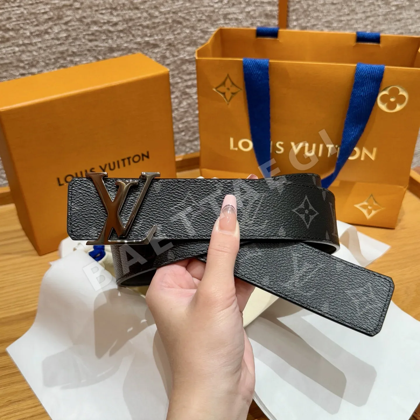 루이비통 모노그램 캔버스 리버시블 벨트 172685