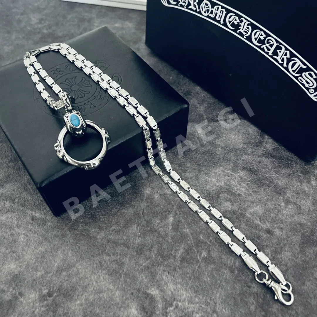크롬하츠 더블 버클 크로스 펜던트 목걸이 127444