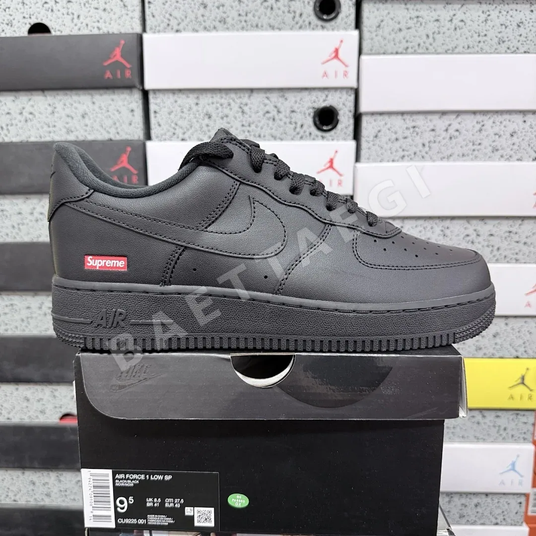 나이키 [GX] 에어 포스 1 로우 CU9225-001 201332 Nike Air Force 1 Low Supreme Black Sup