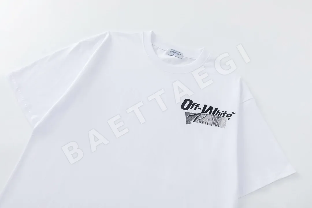 오프화이트 뉴 루즈핏 반팔 티셔츠 상세 이미지 6