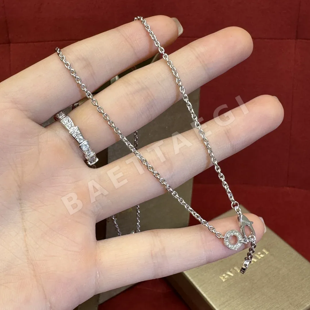 불가리 세르펜티 바이퍼 다이아몬드 목걸이 상세 이미지 4