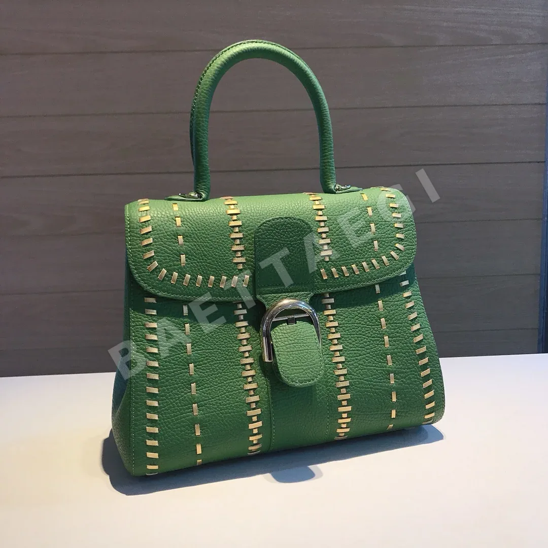 델보 브릴리언트 천연 가죽 숄더백 28 cm 189834