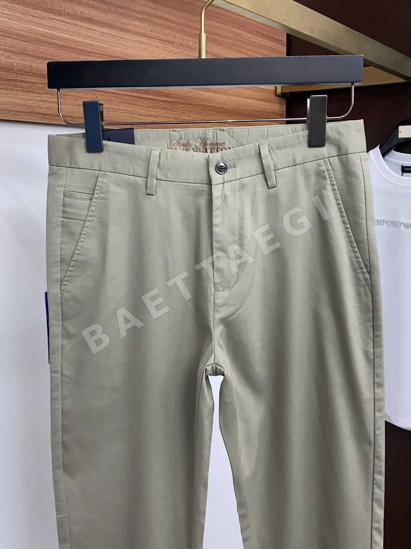 루이비통 일본산 데님 워시드 남성 바지 상세 이미지 3