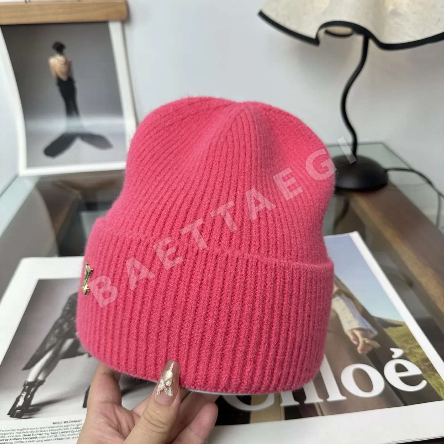 루이비통 LV 니트 비니 모자 상세 이미지 9