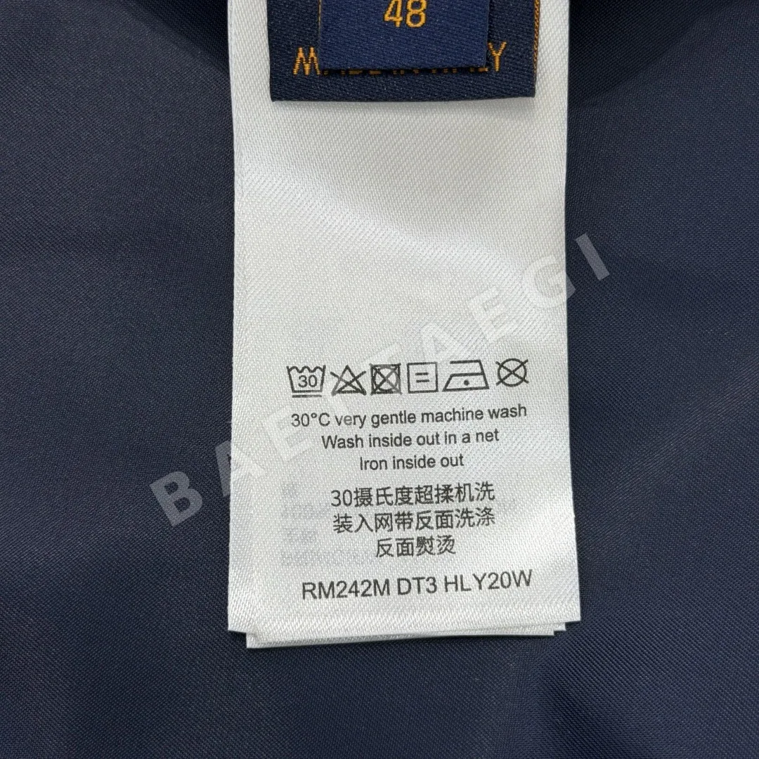 루이비통 자수 로고 베이스볼 카라 자켓 남성 상세 이미지 9
