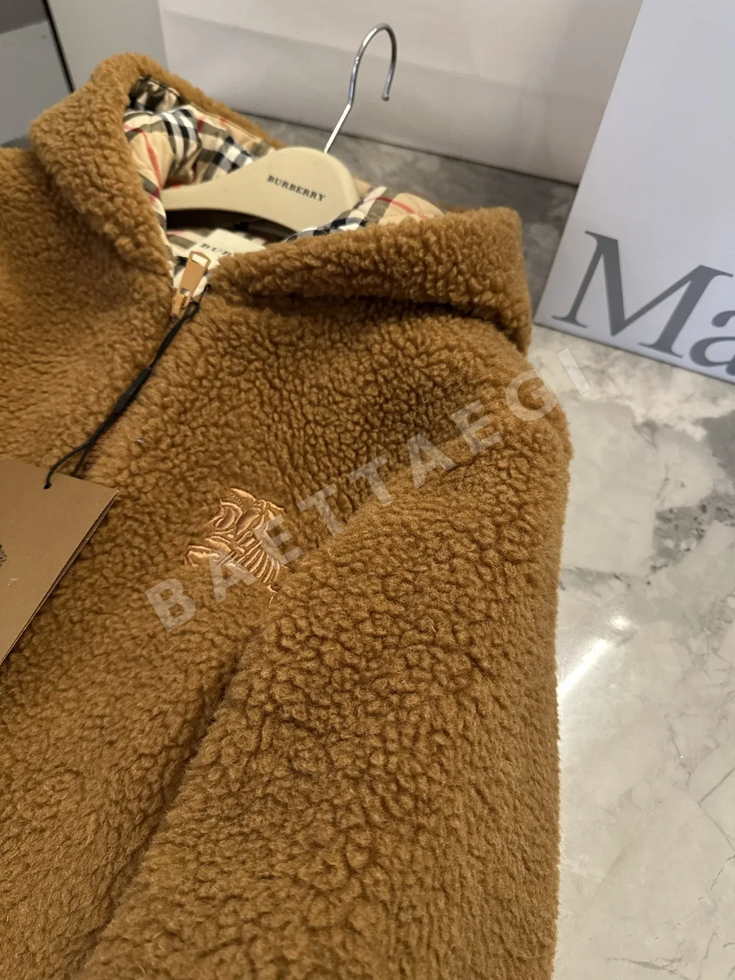 버버리 테디베어 퍼 자켓 상세 이미지 5