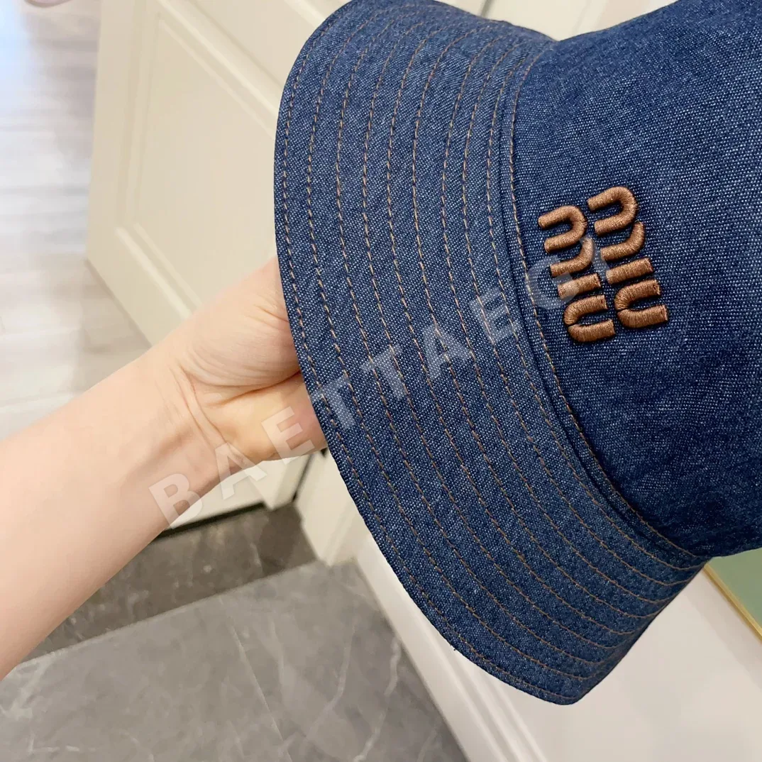 미우미우 데님 선캡 상세 이미지 4