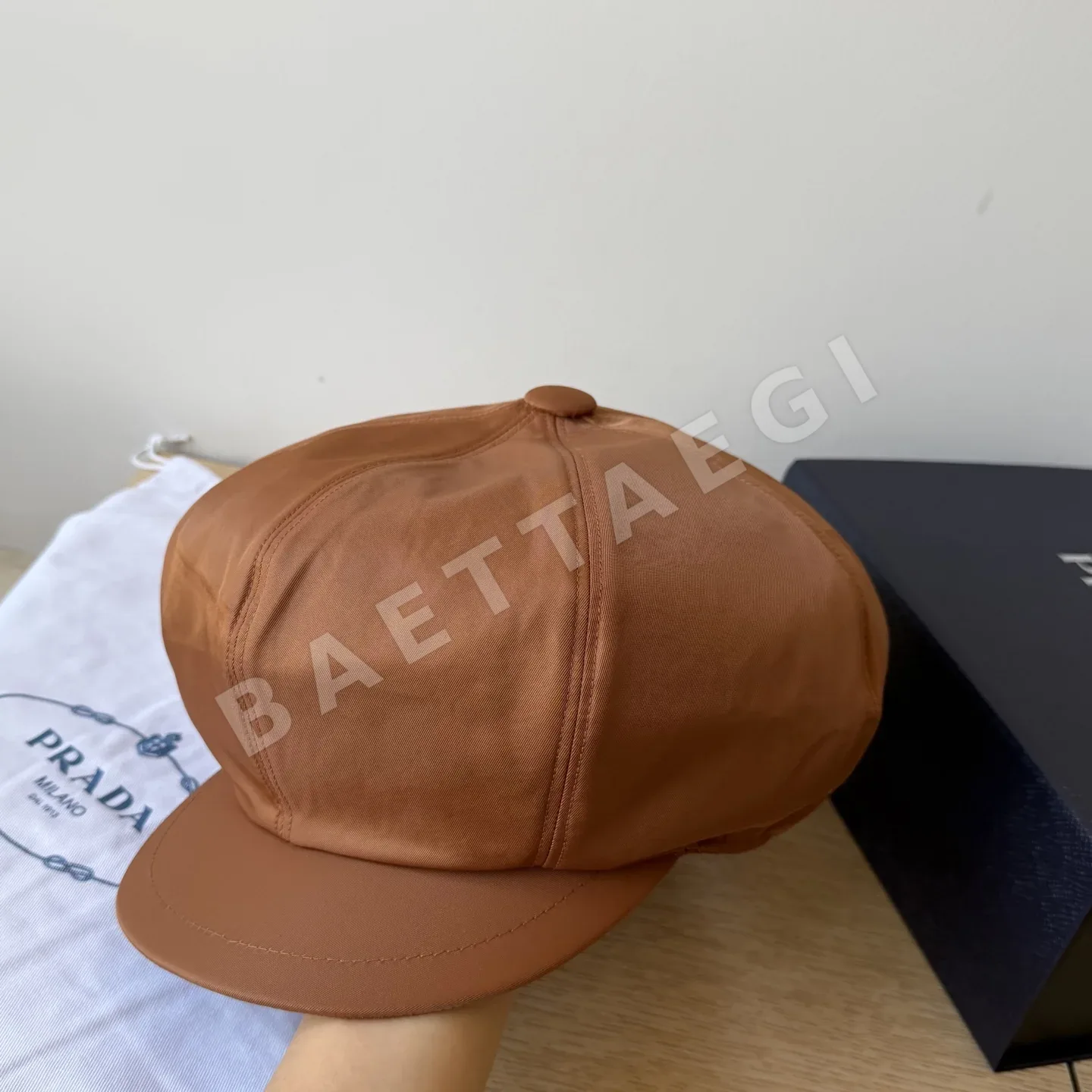 프라다 나일론 팔각 베이스볼 모자 상세 이미지 4