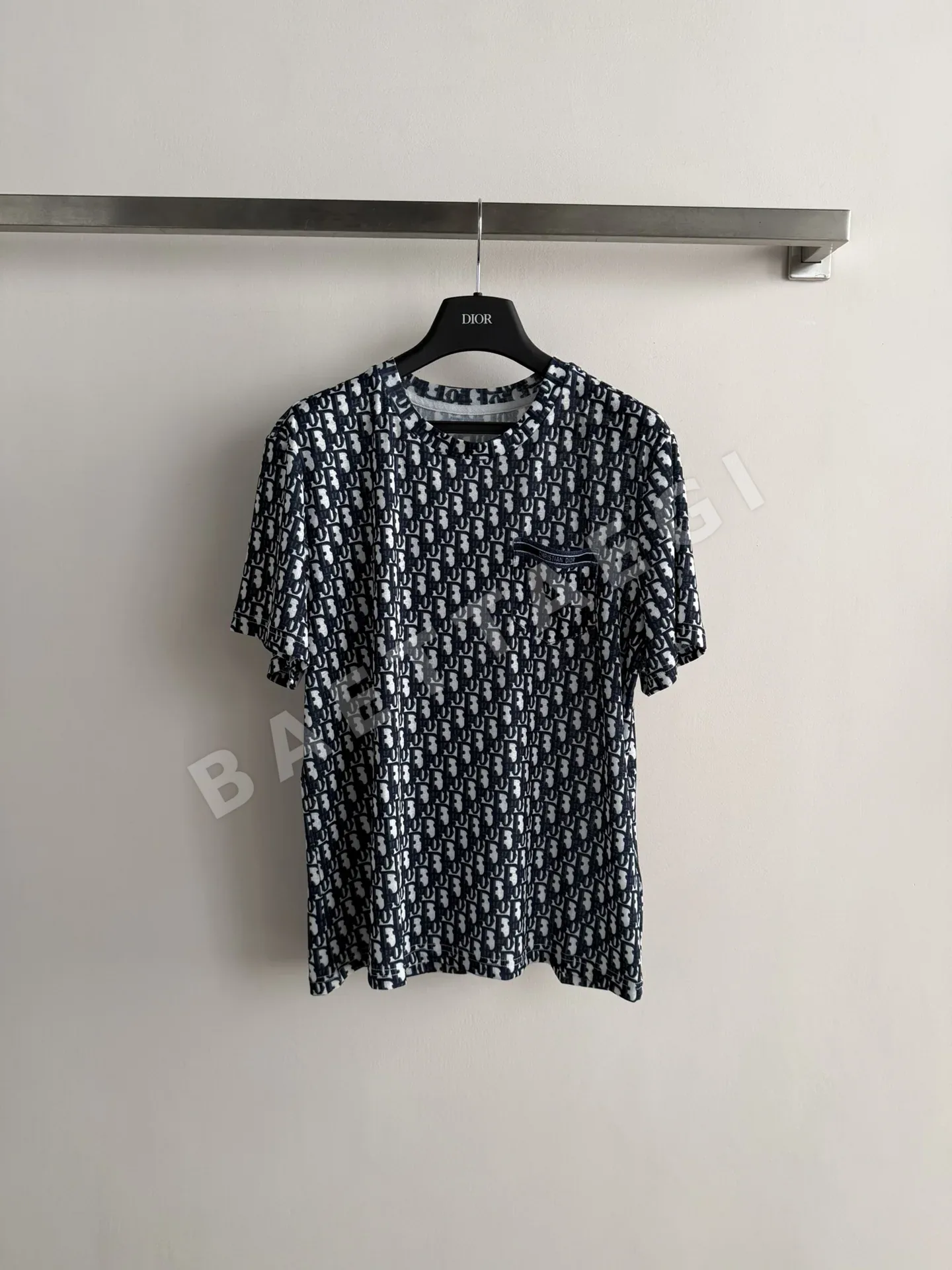 디올 여성 프린트 포켓 반팔 티셔츠 레플리카 45457
