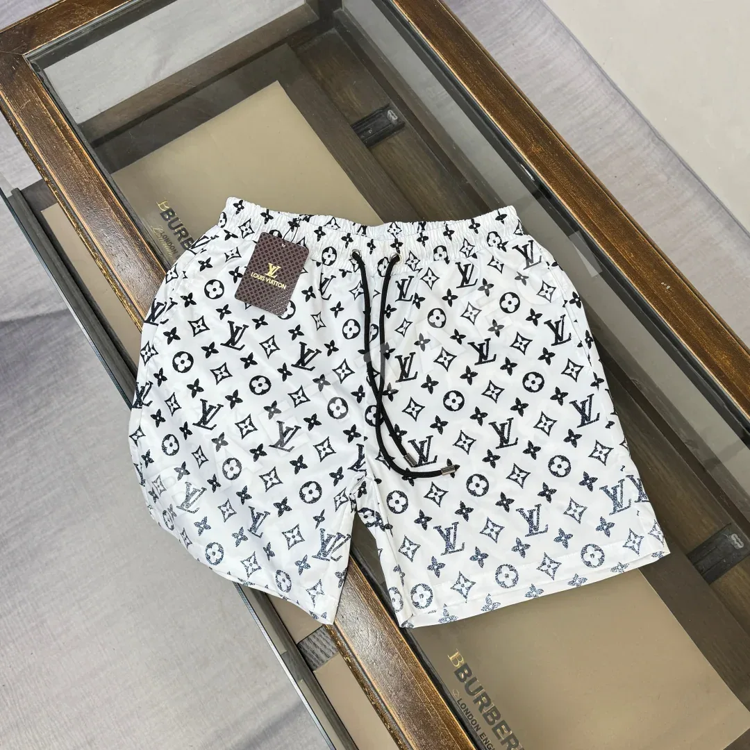루이비통 금속 장식 메시 안감 남성 반바지