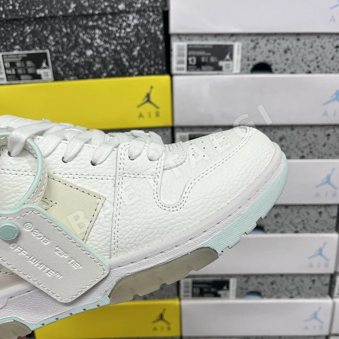 오프화이트 아웃 오브 오피스 OOO 로우 탑스 아이보리 블루 202404 Off White Out Of Office OOO Low Tops 상세 이미지 8