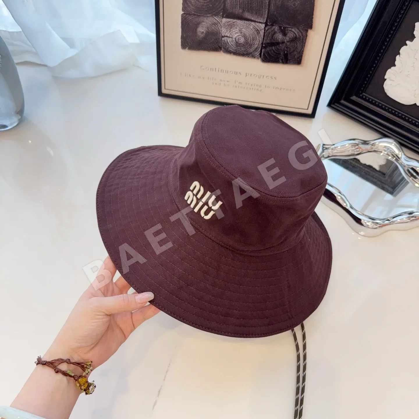 미우미우 모자 80947 Miu Miu Cap 상세 이미지 7