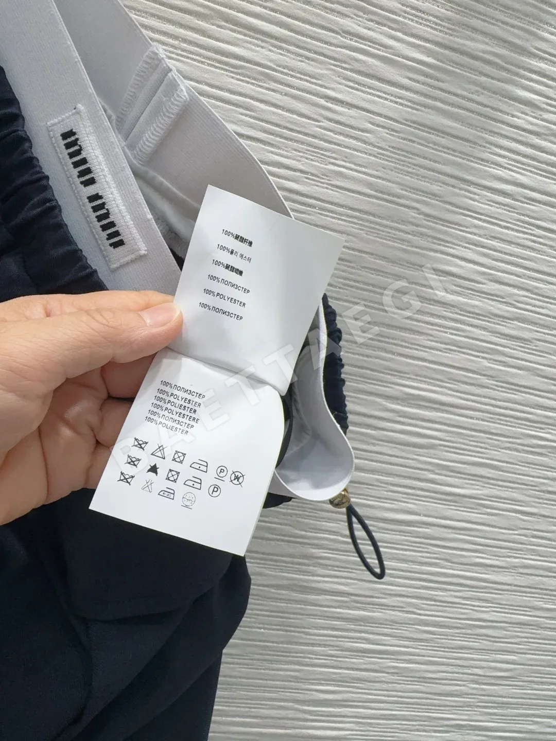 미우미우 와이드 레그 여성 바지 상세 이미지 7