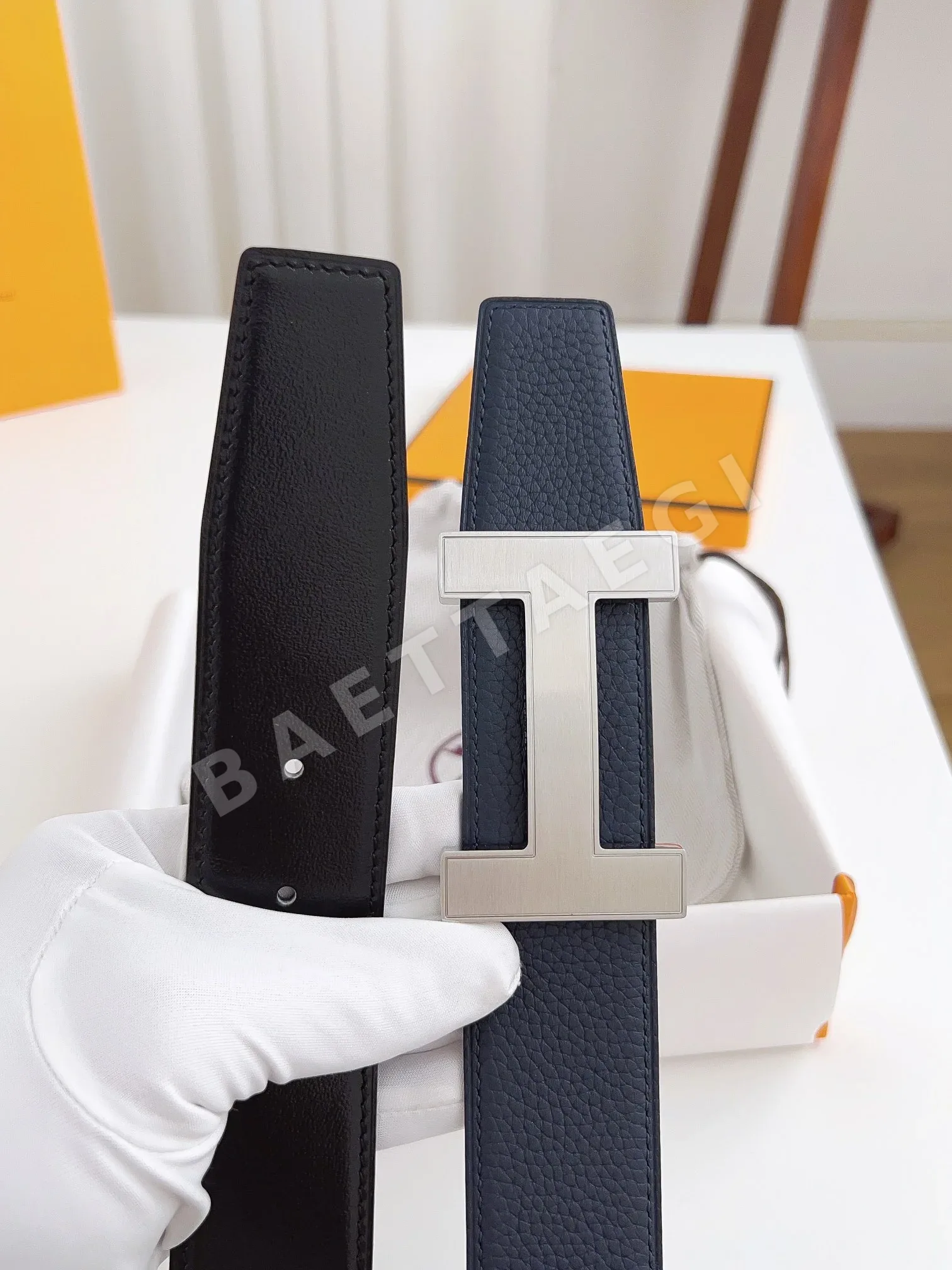 에르메스 토고 카프 스킨 벨트 상세 이미지 4