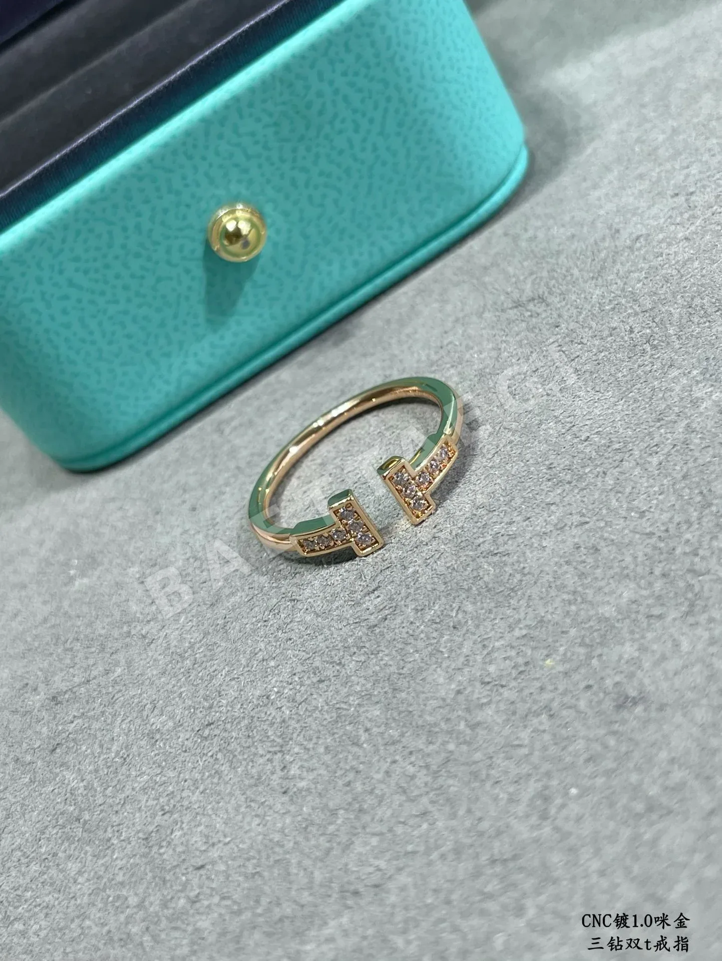 티파니 더블 T 다이아몬드 반지 상세 이미지 8