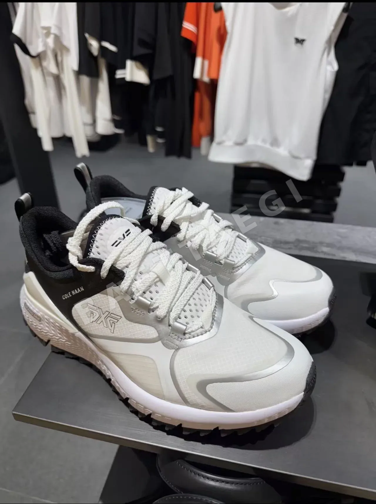 PXG 남성 베이지 스포츠 스니커즈 182307