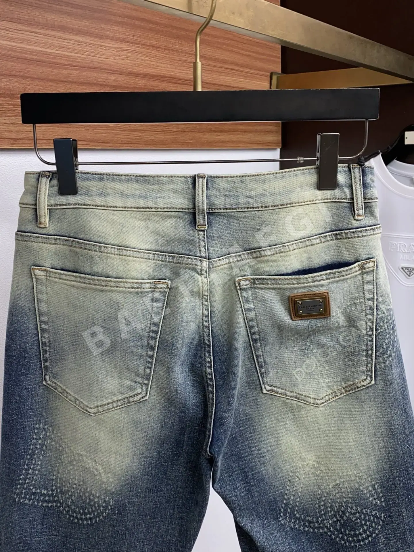 돌체앤가바나 데님 남성 반바지 상세 이미지 9