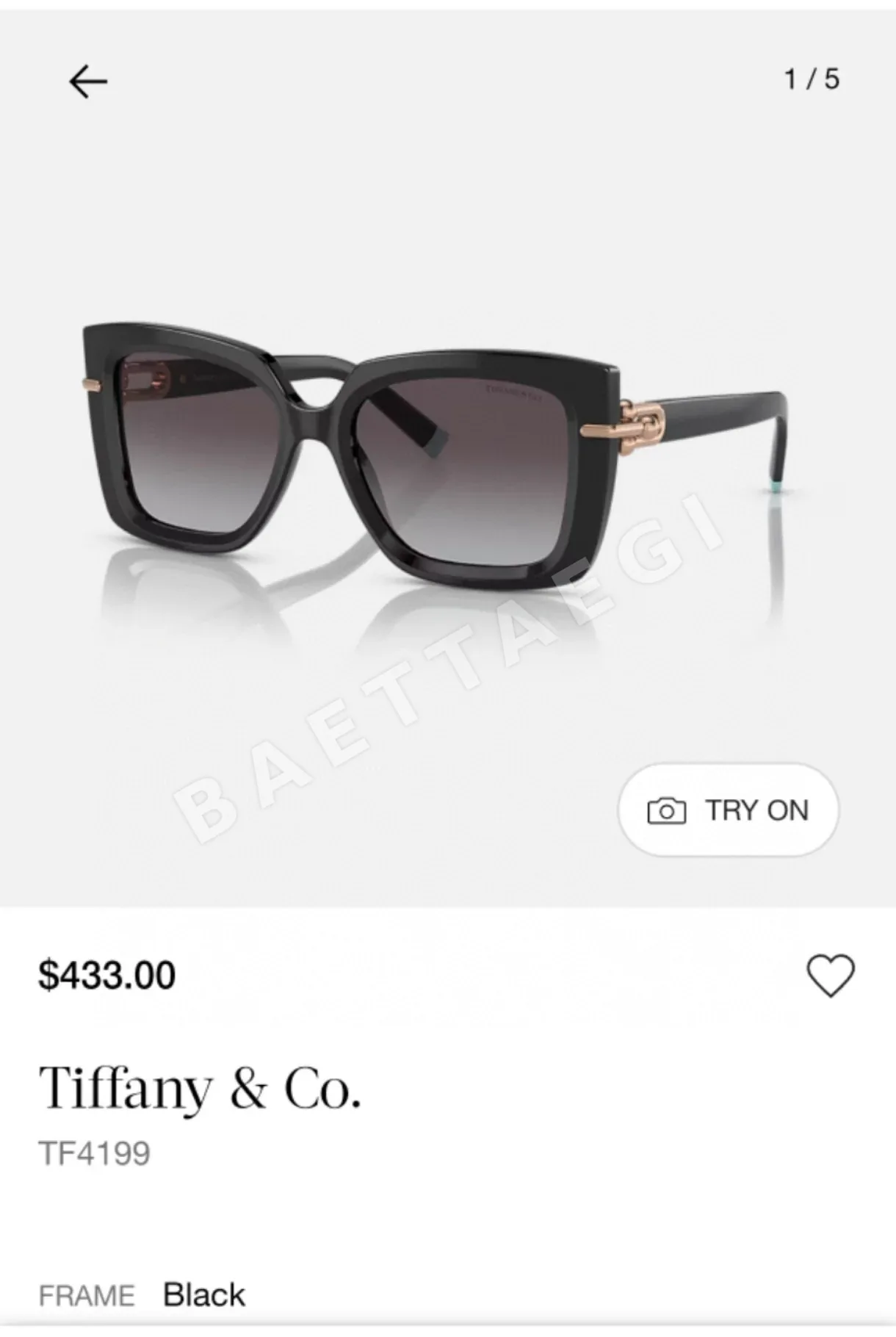티파니 선글라스 74173 Tiffany & Co Sunglasses 상세 이미지 7