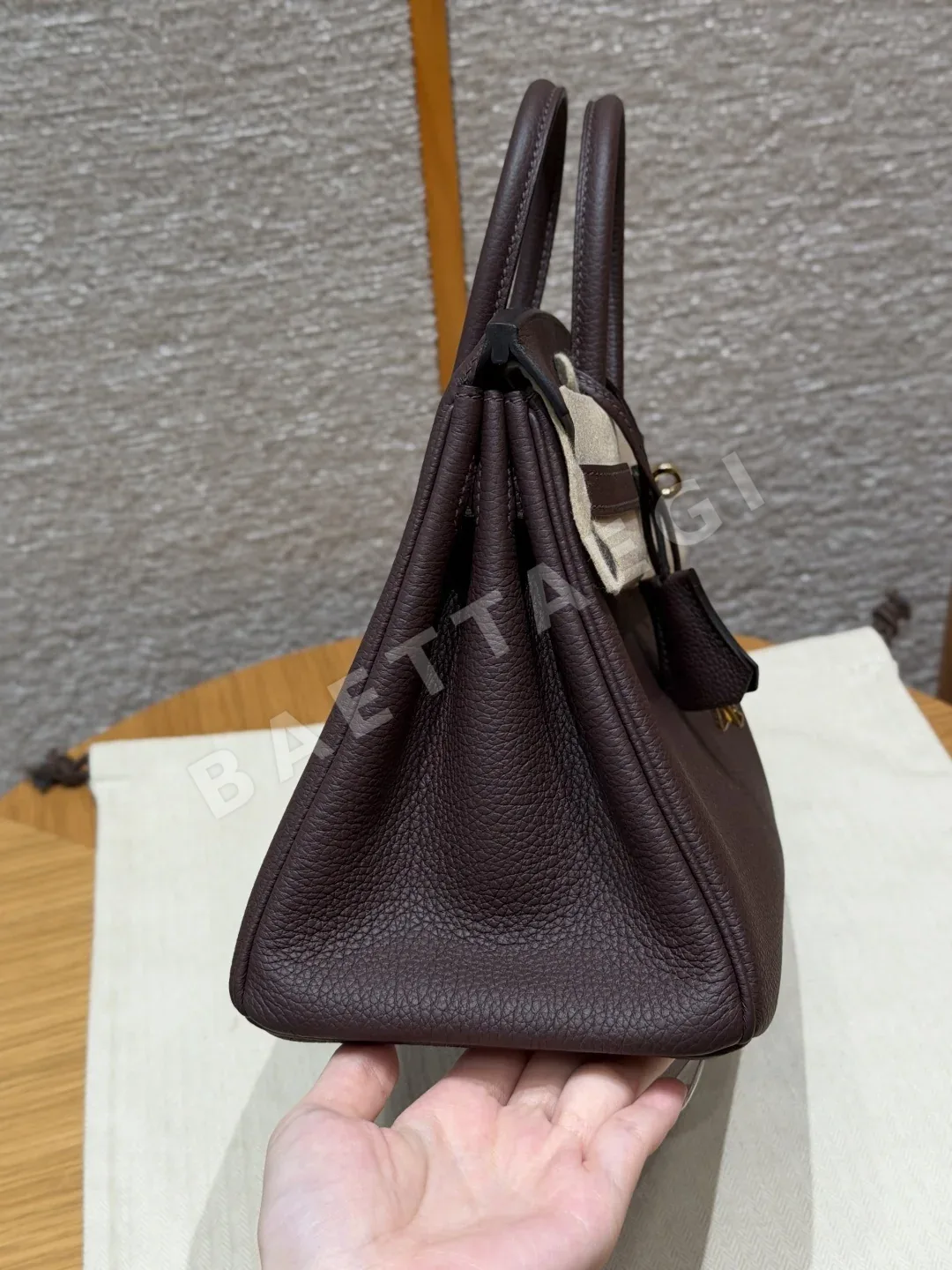 에르메스 버킨 25 토고 가죽 가방 상세 이미지 3