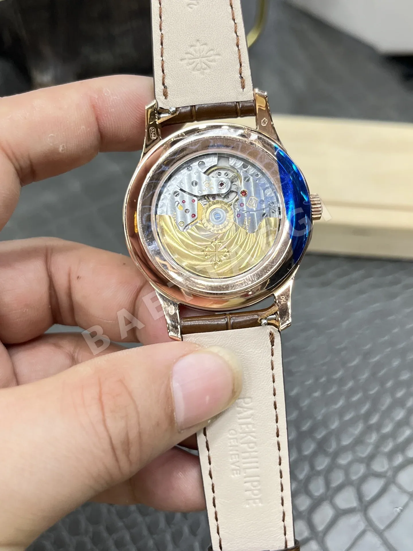 파텍필립 컴플리케이션 애뉴얼 캘린더 자동 시계 40MM5205 G 상세 이미지 7