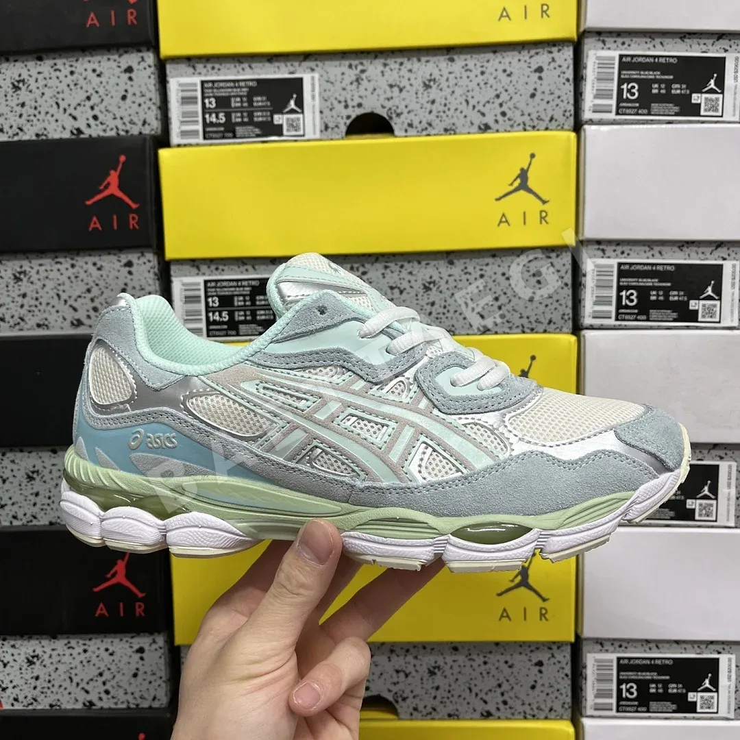 아식스 [M] 젤 NYC 1203A383-100 200491 Asics Gel-NYC Cream Aquamarine 상세 이미지 5