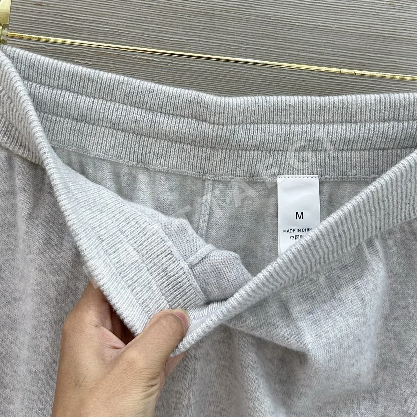 브루넬로쿠치넬리 캐시미어 와이드 레그 바지 상세 이미지 4