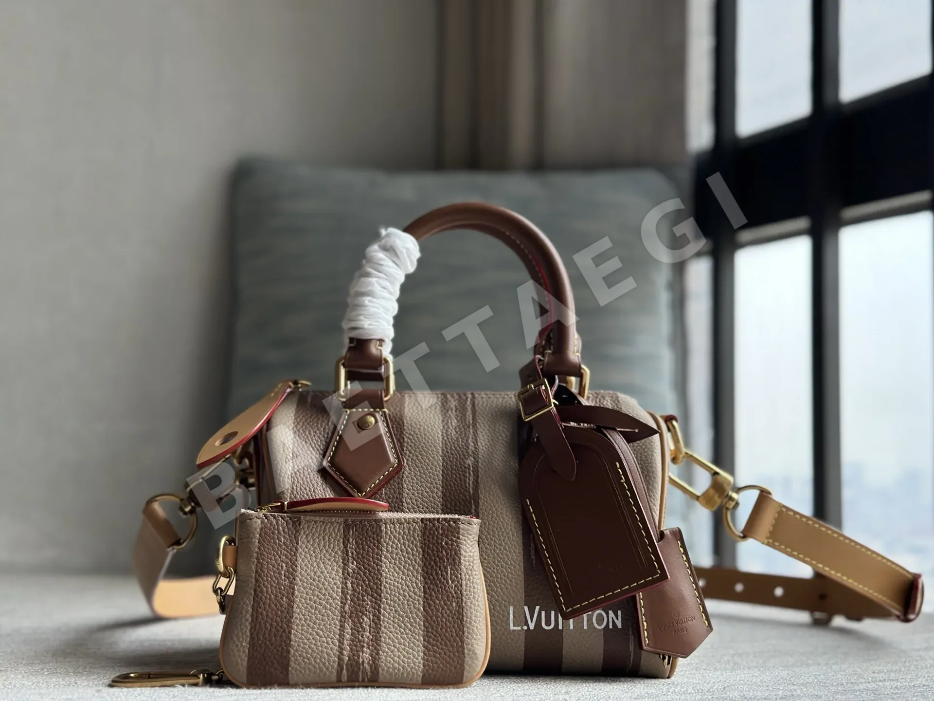 루이비통 스피디 밴드리에르 20 필로우 백 가방 M28186