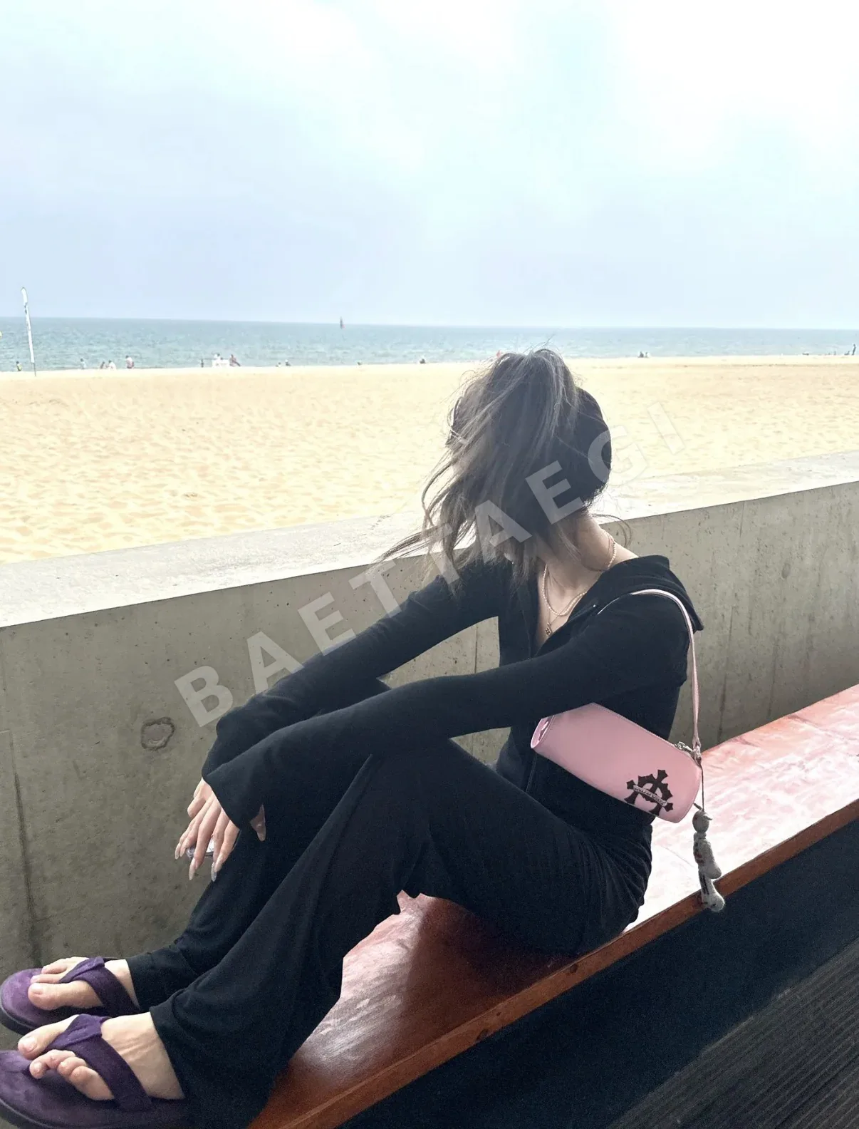 크롬하츠 벚꽃 모양 초크 홀더 가방 상세 이미지 17