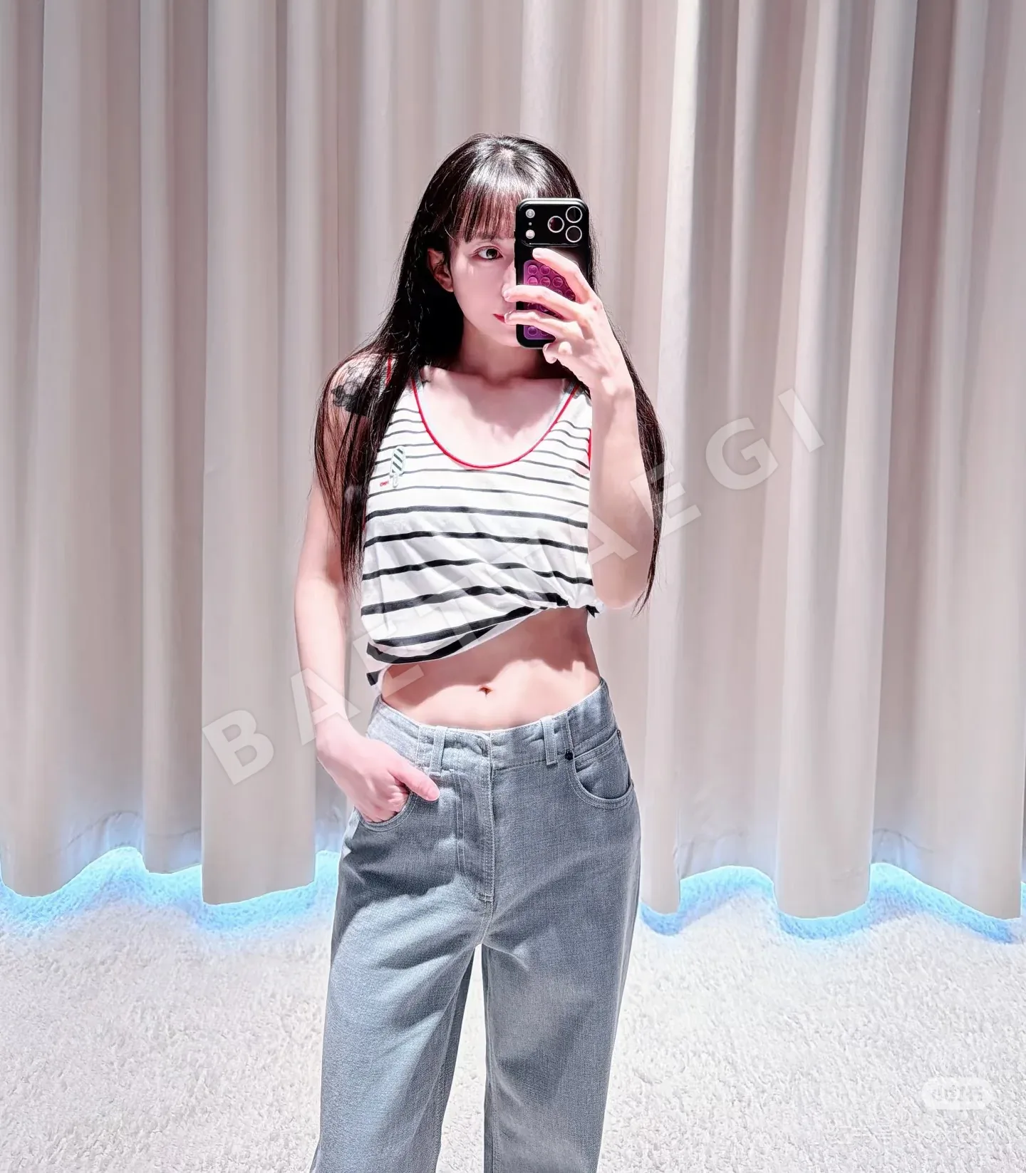 펜디 여성 코튼 반팔 티셔츠 상세 이미지 9