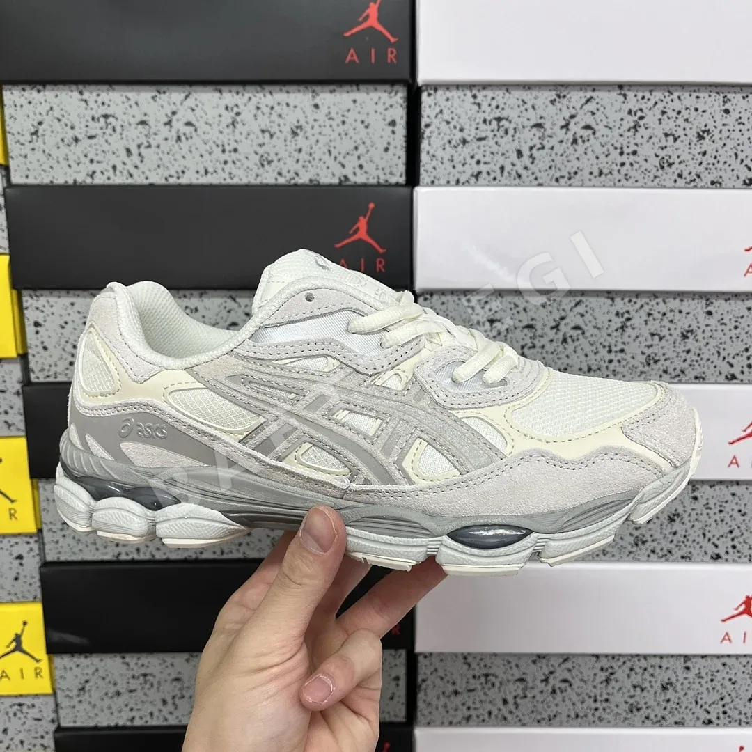 아식스 [M] 젤 NYC 1203A739-100 200493 Asics Gel-NYC Cream Grey 상세 이미지 2