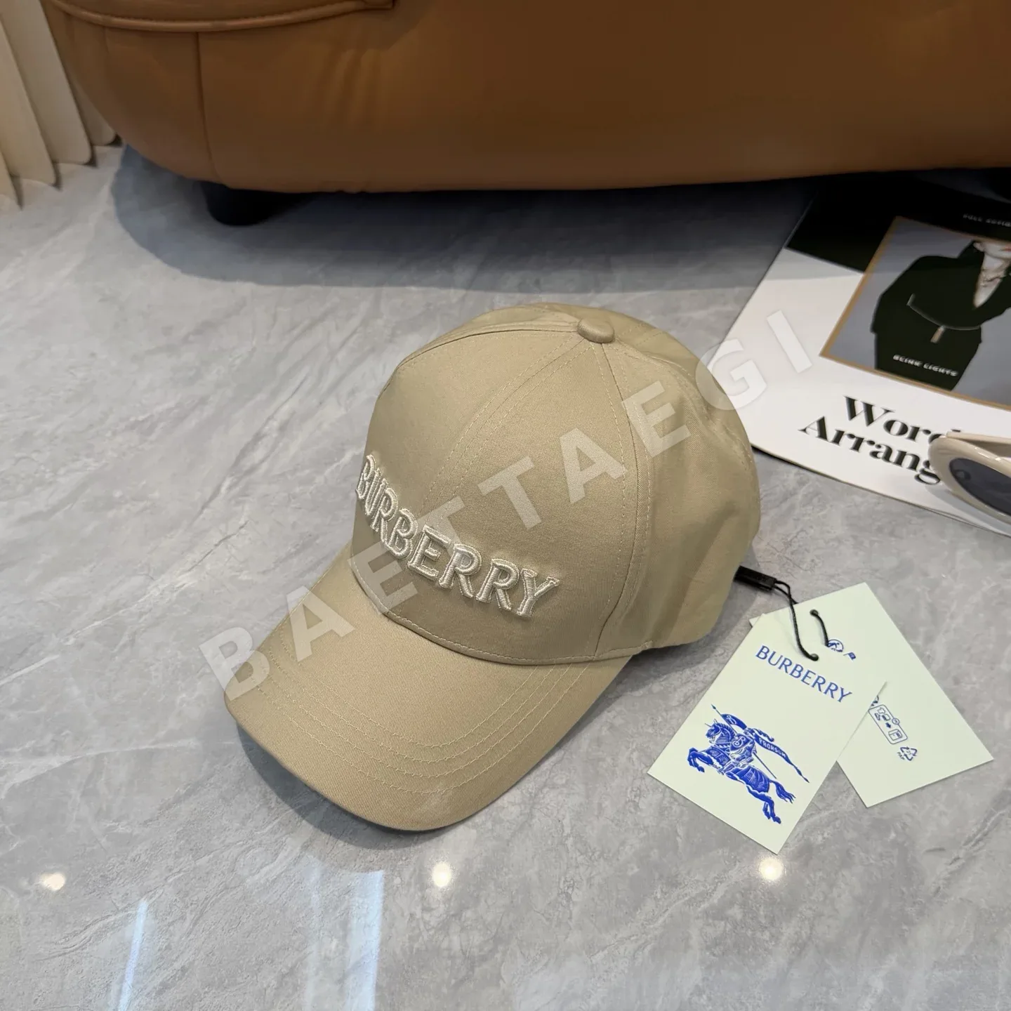 버버리 자수 베이스볼 캡 상세 이미지 6