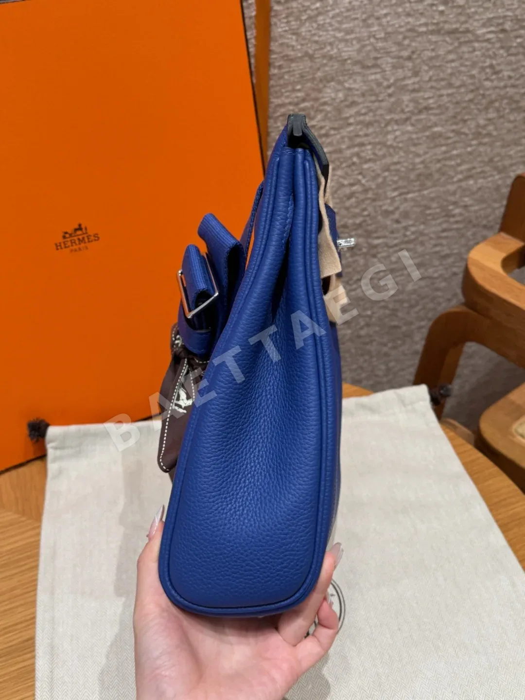에르메스 핵 아 도 토고 가죽 백팩 상세 이미지 3