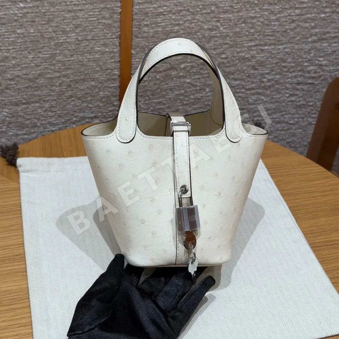 에르메스 피코탄 락 14 오스트리치 가방 144845