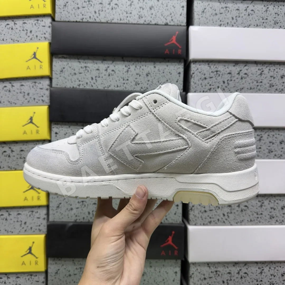 오프화이트 아웃 오브 오피스 OOO 로우 탑스 그레이 202503 Off White Out Of Office OOO Low Tops 상세 이미지 4