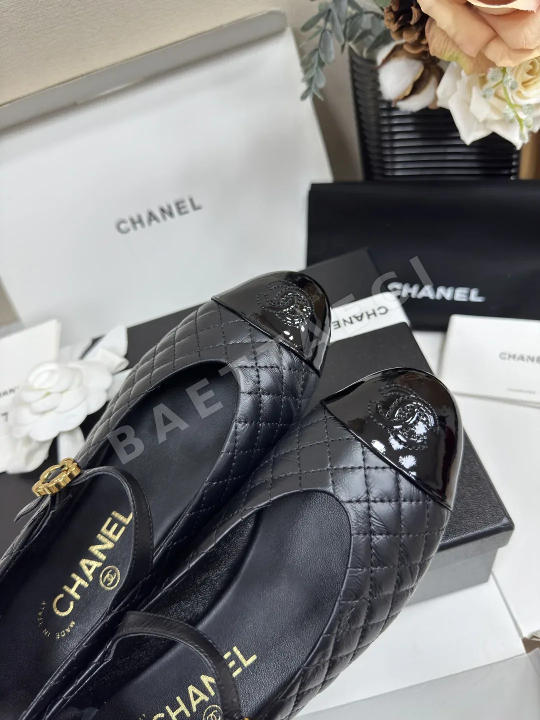 샤넬 더블 C 퀼팅 램스킨 메리제인 상세 이미지 6