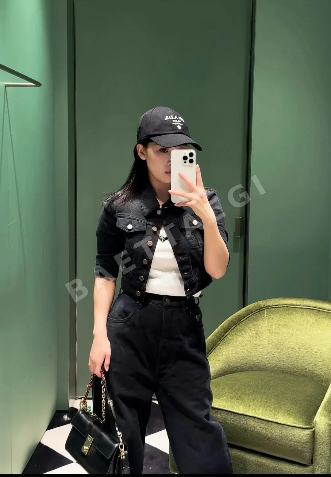 프라다 나일론 야구모자 상세 이미지 4