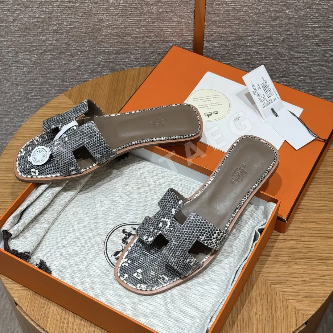 에르메스 오란 도마뱀 가죽 샌들 상세 이미지 8