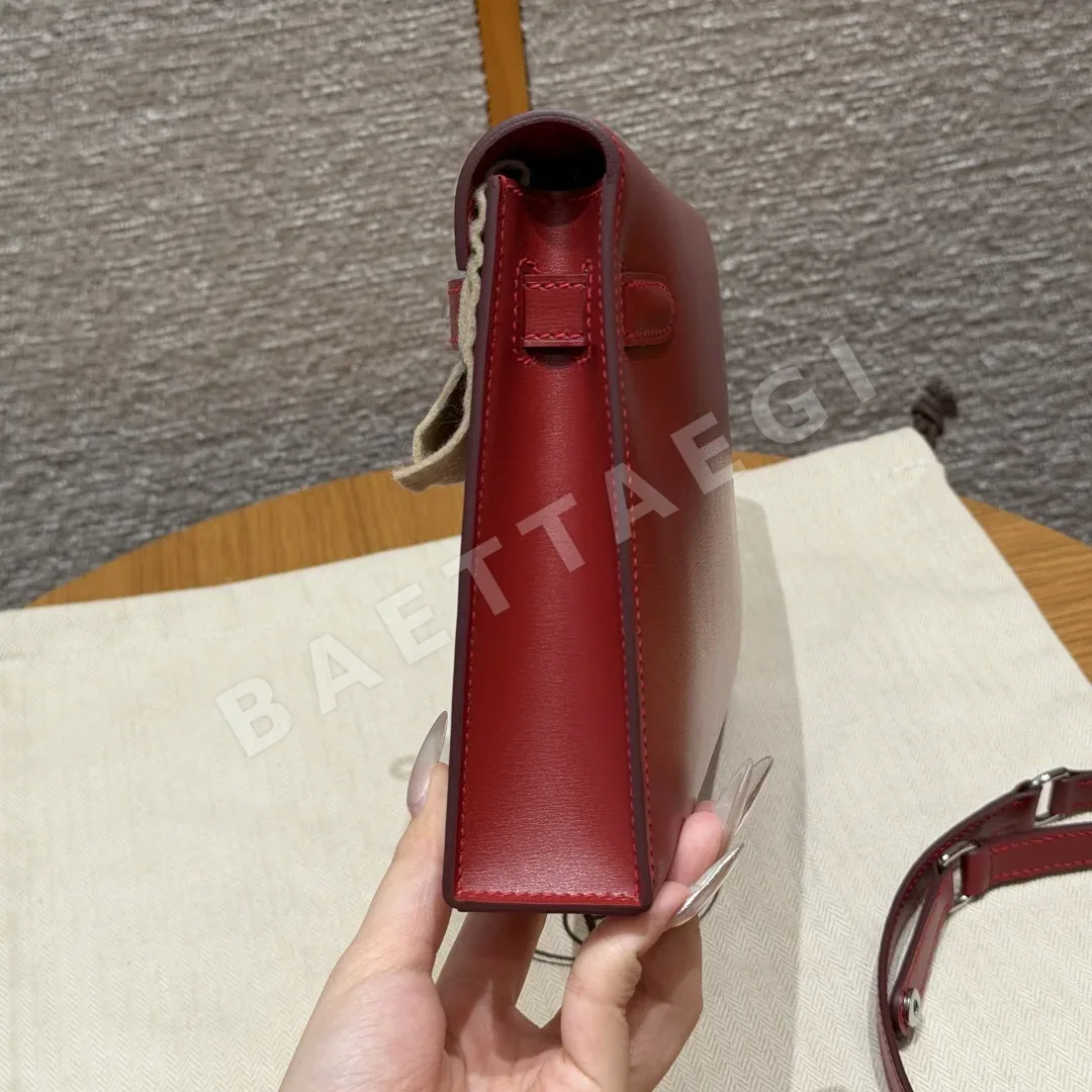 에르메스 켈리 엘란 실버 장식 언더암 가방 상세 이미지 4