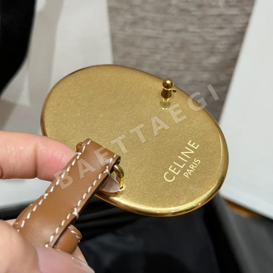 셀린느 메종 13mm 소가죽 벨트 골드 버클 상세 이미지 6