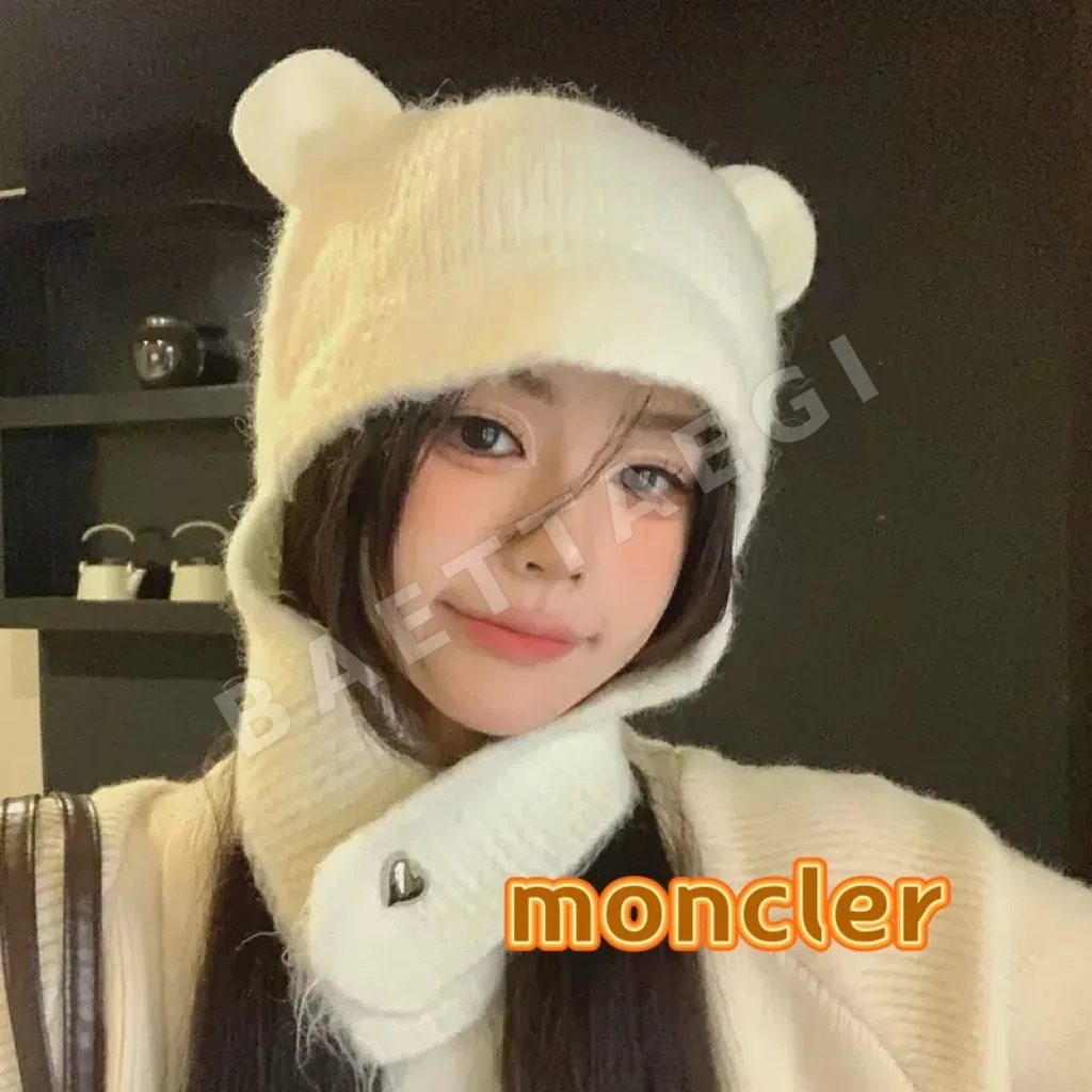 몽클레르 테디베어 니트 여성 모자 상세 이미지 3